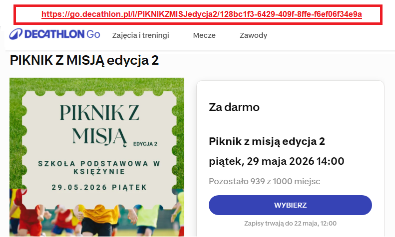 DECATHLON GO - ZAPISZ SIĘ